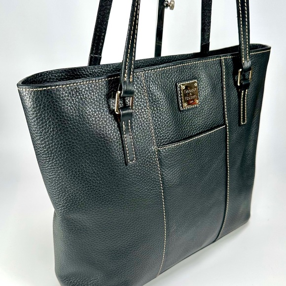 Dooney & Bourke Lexington Pebble Grain
Black Leather Tote Bag - Picture 7 of 12